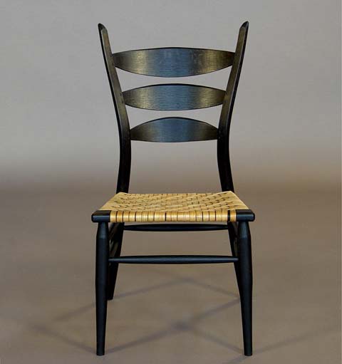 chair ebonized